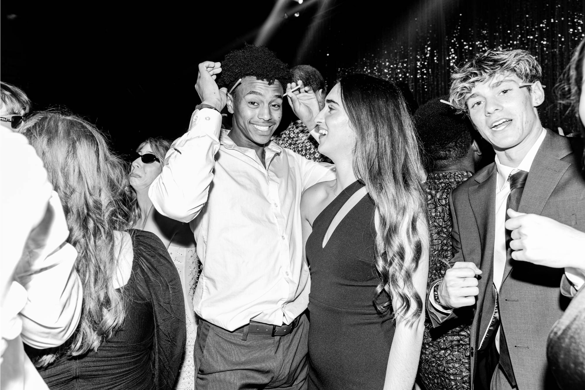 students having fun at dance